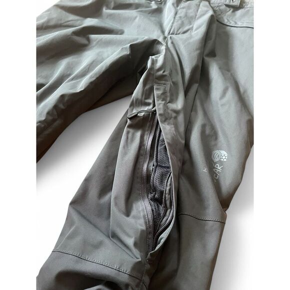 Mountain Hardwear Men’s M Snow Pants Seam Sealed with Recco in Gray Great Cond - Picture 3 of 14